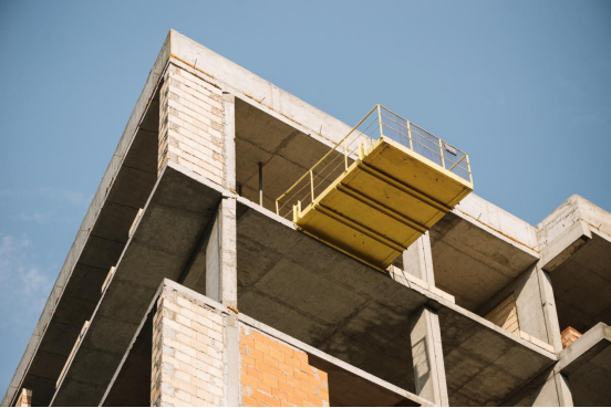 Buildings under construction